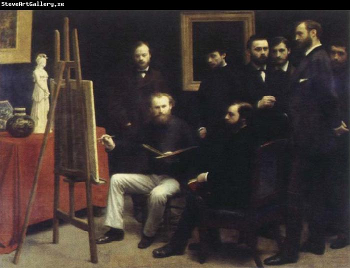 Henri Fantin-Latour studio at batignolles